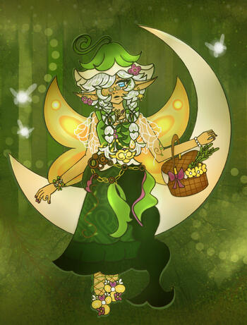 Fairycore Qifrey from Witch Hat Atelier